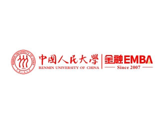杨占斌的中国人民大学金融EMBAlogo设计