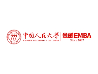 杨占斌的中国人民大学金融EMBAlogo设计