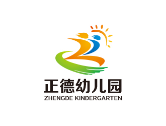 黄安悦的正德幼儿园logo设计