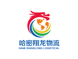 张晓明的哈密翔龙物流有限公司logo设计