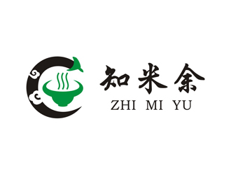 孙永炼的知米余牛肉粉餐厅标志logo设计