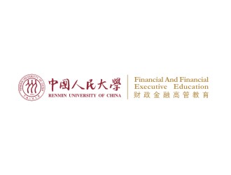 曾翼的中国人民大学财政金融高管教育logo设计