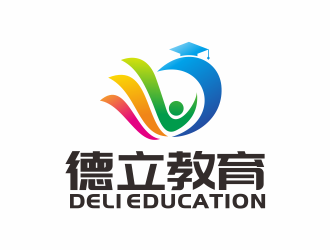 何嘉健的德立教育logo设计
