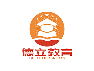 张峰的德立教育logo设计
