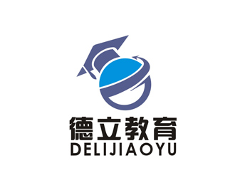 李正东的德立教育logo设计