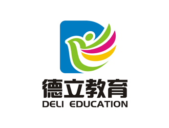 谭家强的德立教育logo设计