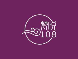 曾翼的梵悦108佛教logo设计logo设计