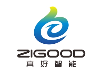 唐国强的真好智能（zigood）logo设计