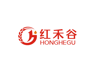 孙永炼的红禾谷农副产品商标设计logo设计