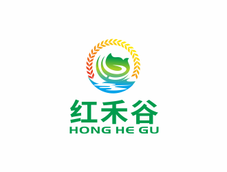 汤儒娟的红禾谷农副产品商标设计logo设计