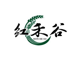 陈川的红禾谷农副产品商标设计logo设计