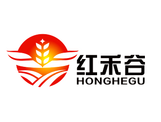 李杰的红禾谷农副产品商标设计logo设计