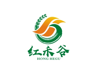 李泉辉的红禾谷农副产品商标设计logo设计