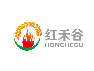 李贺的红禾谷农副产品商标设计logo设计