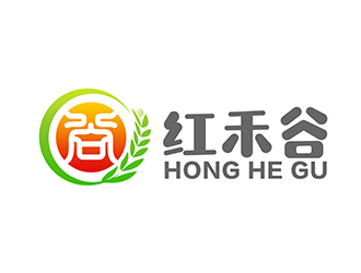 潘乐的红禾谷农副产品商标设计logo设计