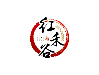 王涛的红禾谷农副产品商标设计logo设计