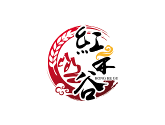 安冬的红禾谷农副产品商标设计logo设计