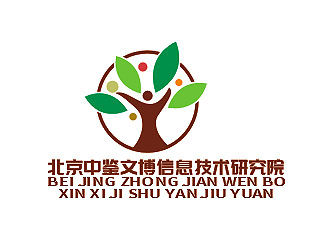 盛铭的北京中鉴文博信息技术研究院logo设计