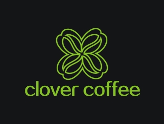 李泉辉的clover coffeelogo设计