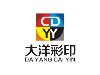 李泉辉的大洋彩印logo设计