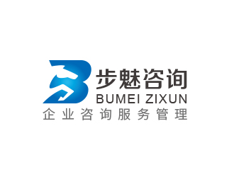 黄安悦的上海步魅信息咨询中心logo设计