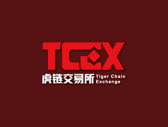 连杰的虎链交易所（Tiger chain exchange）logo设计