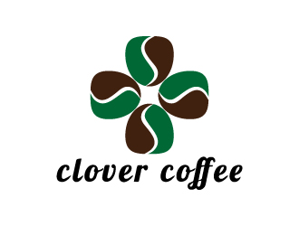 张俊的clover coffeelogo设计