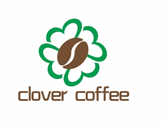 唐国强的clover coffeelogo设计