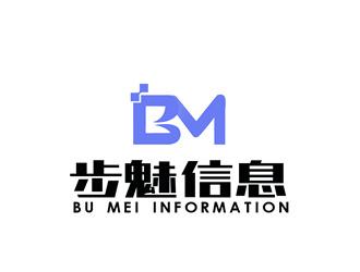 朱兵的上海步魅信息咨询中心logo设计