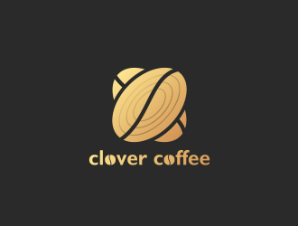 黄安悦的clover coffeelogo设计