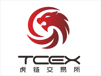 唐国强的虎链交易所（Tiger chain exchange）logo设计