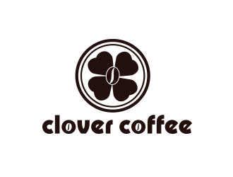 朱红娟的clover coffeelogo设计