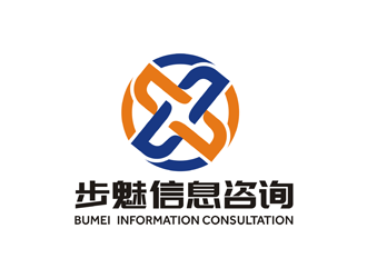 谭家强的上海步魅信息咨询中心logo设计