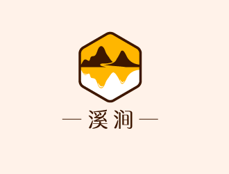 溪涧logo设计