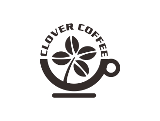 刘小勇的clover coffeelogo设计