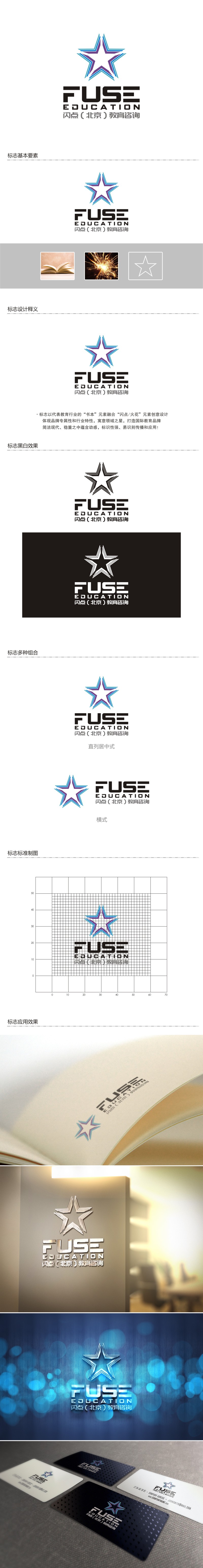 陈国伟的闪点（北京）教育咨询有限公司 FUSE Educationlogo设计