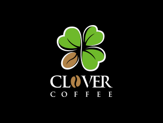 clover coffeelogo设计