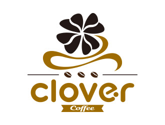 向正军的clover coffeelogo设计