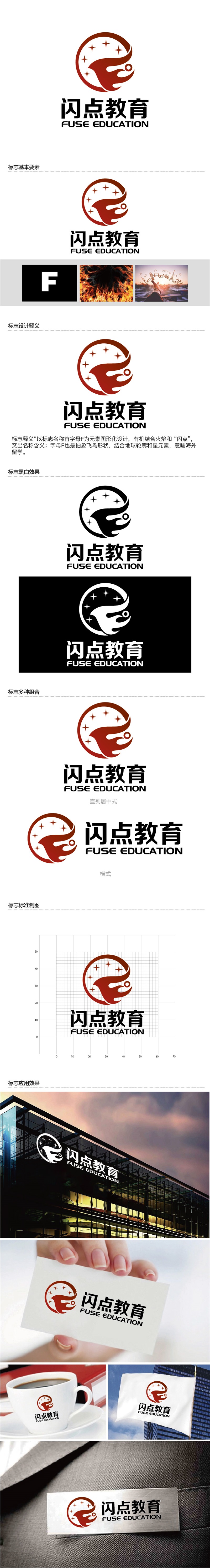 安冬的闪点（北京）教育咨询有限公司 FUSE Educationlogo设计