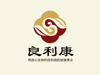 谭家强的良利康logo设计