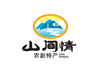 秦晓东的山间情  农副特产logo设计