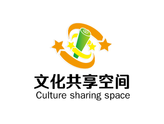 连杰的文化共享空间logo设计