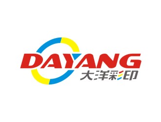 大洋彩印logo设计