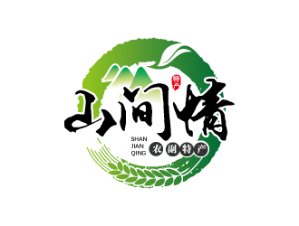连杰的山间情  农副特产logo设计