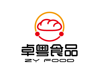 张俊的卓粤食品logo设计