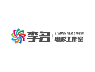 连杰的李名电影工作室（Li Ming Film Studio）标志设计logo设计