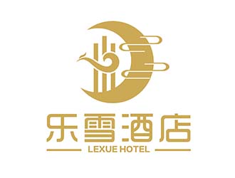 潘乐的乐雪酒店logo设计