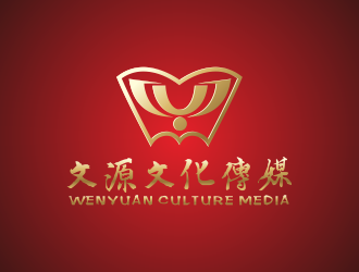 何嘉健的文源文化传媒有限公司logo设计
