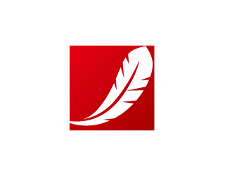 鸡毛卡logo/联子logo设计