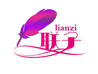 潘乐的鸡毛卡logo/联子logo设计